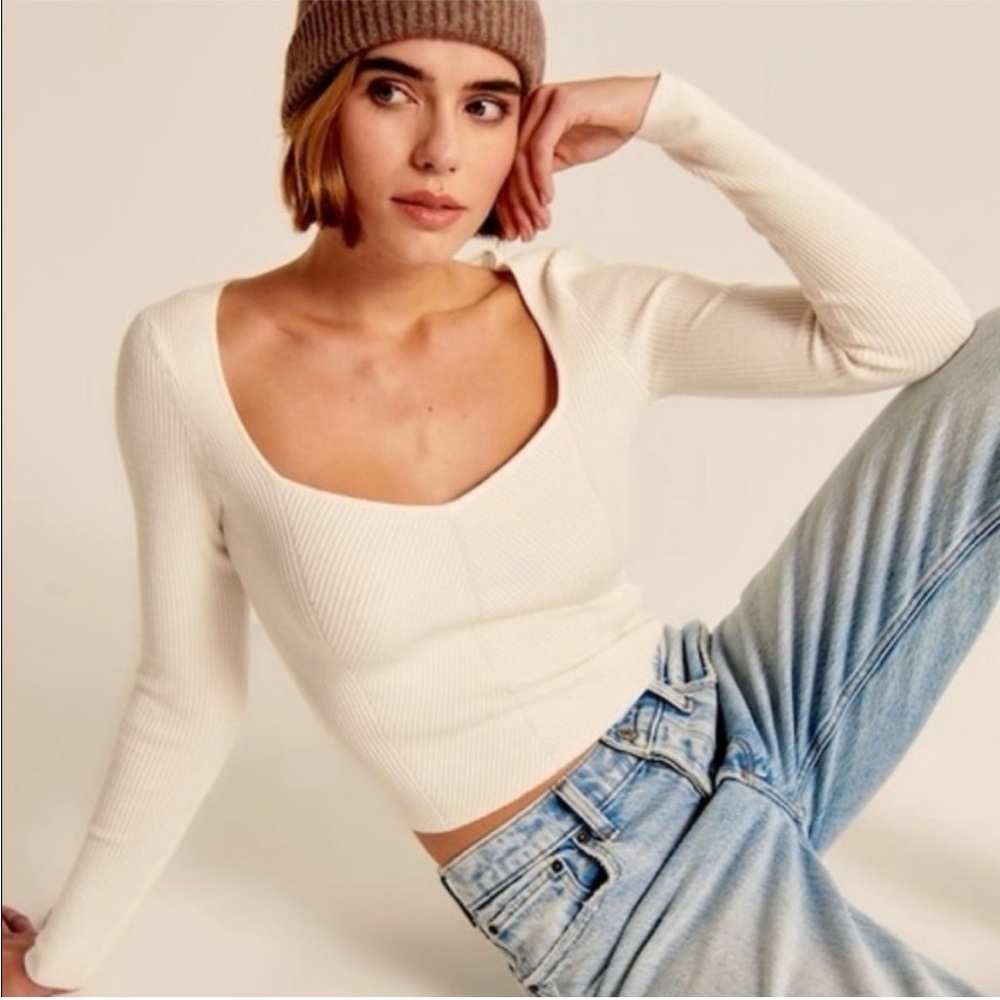 Abercrombie ribbed sweater